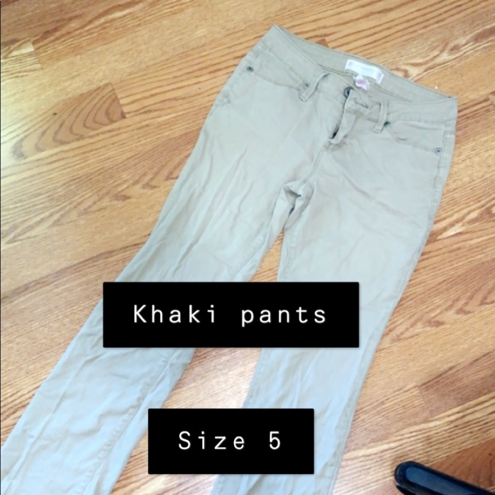 Khaki pants